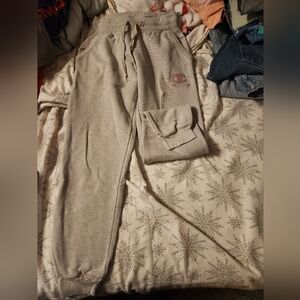 Champion gray Sweatpants with Logo